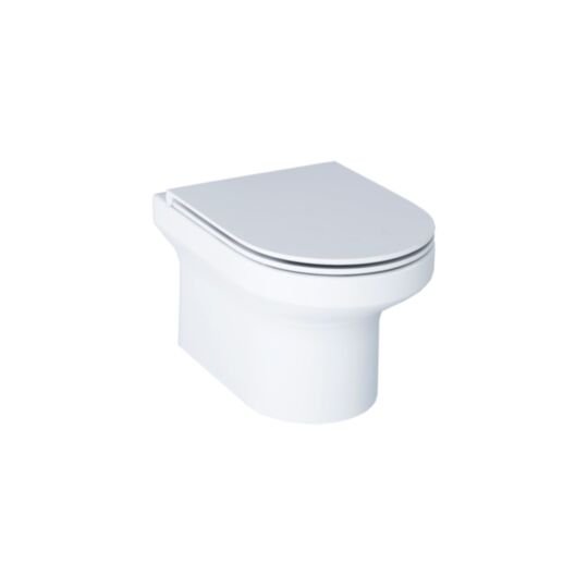 Tucker French Marlowe Short Projection Rimless Wall Hung Pan