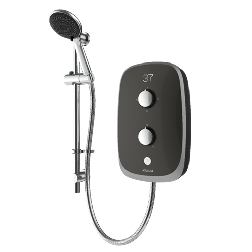 Aqualisa Evolve Electric Shower Grey/Satin Silver 10.5kW VOXZ27