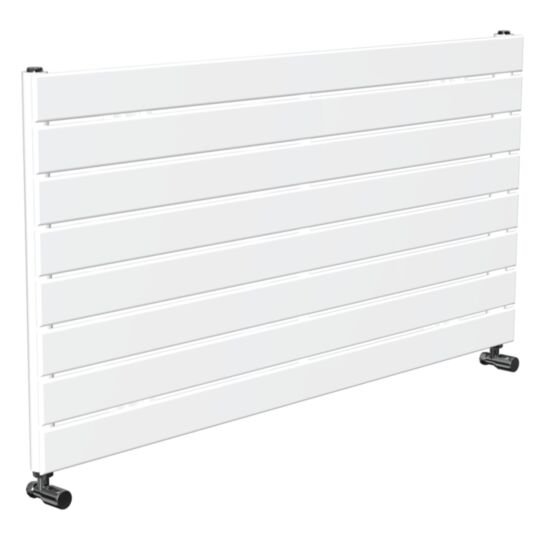 Tucker French 604 x 1200mm Single Panel White Horizontal Radiator (Heating Only)