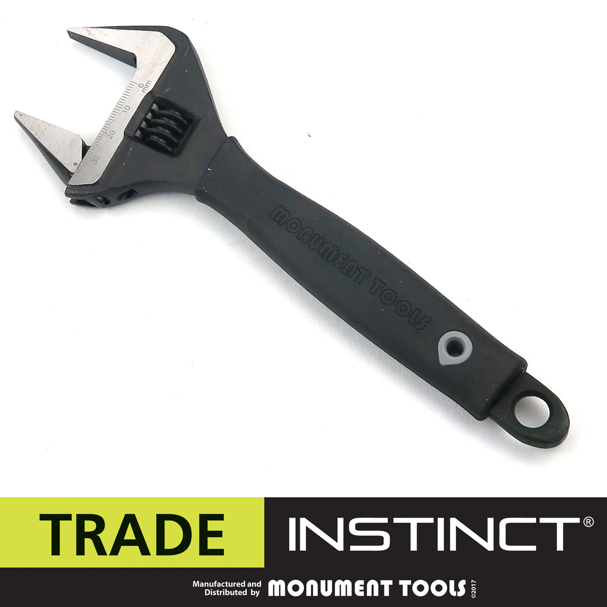 Instinct 200mm (8") Wide Jaw Adjustable Wrench 38mm Cap INST3141