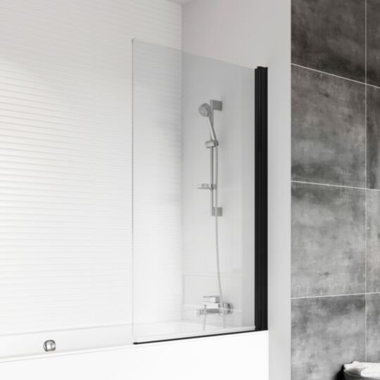 Tucker French 815mm Power Shower Bath Screen (Reversible)
