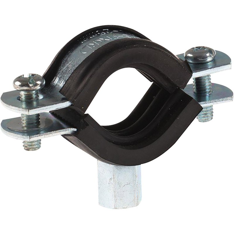 Euroclip 15mm Rubber Lined Pipe Clips Snap On