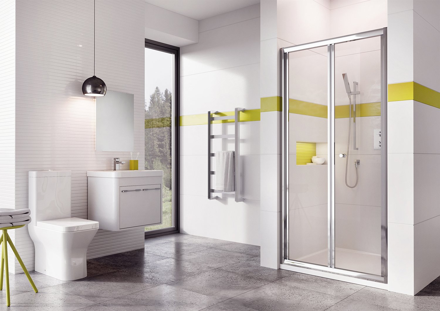 Instinct 6 Bifold Door 900mm V2INB9CS
