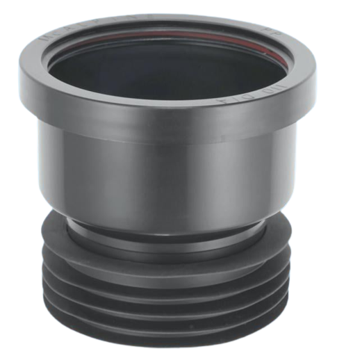 McAlpine 4" Drain Connector Black DC1-BL