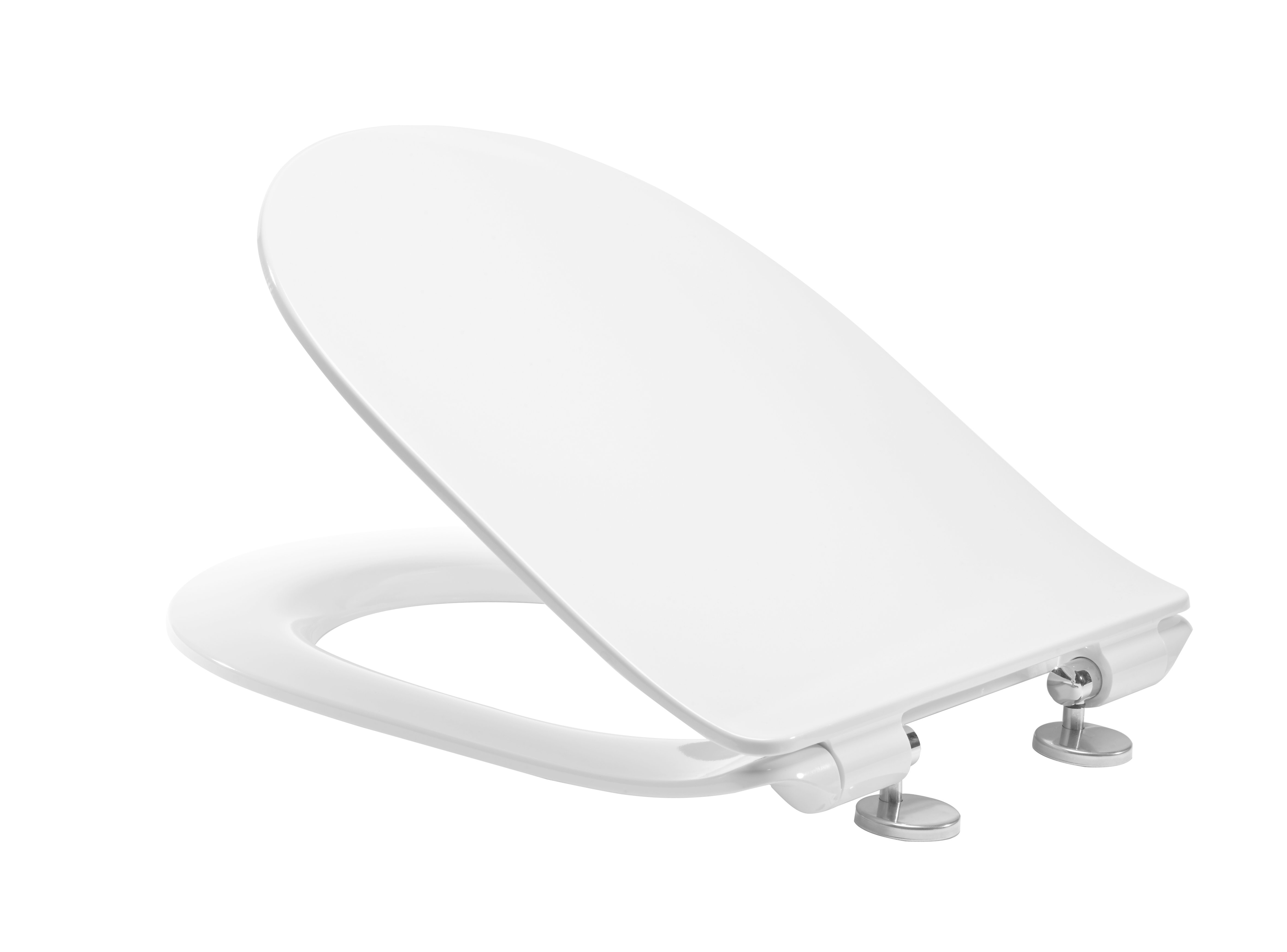 Instinct Espada Quick Release Soft Close Slim Sandwich Seat & Cover White INST01011