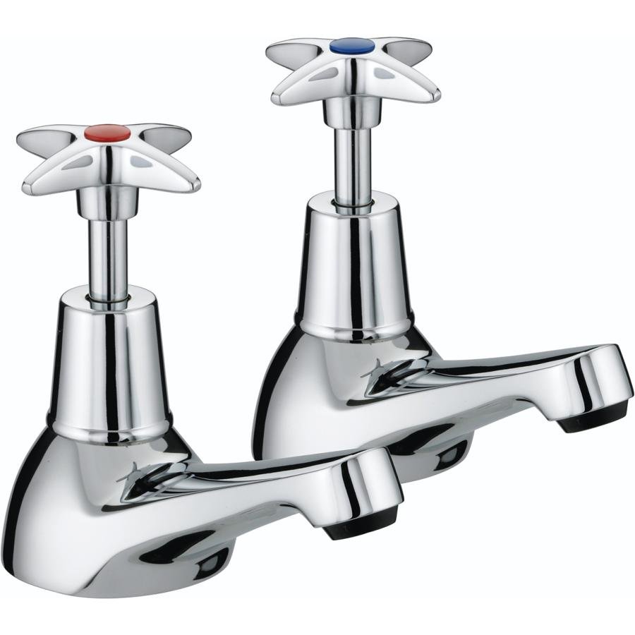 Bristan 5412 Cross Top Bath Taps Chrome