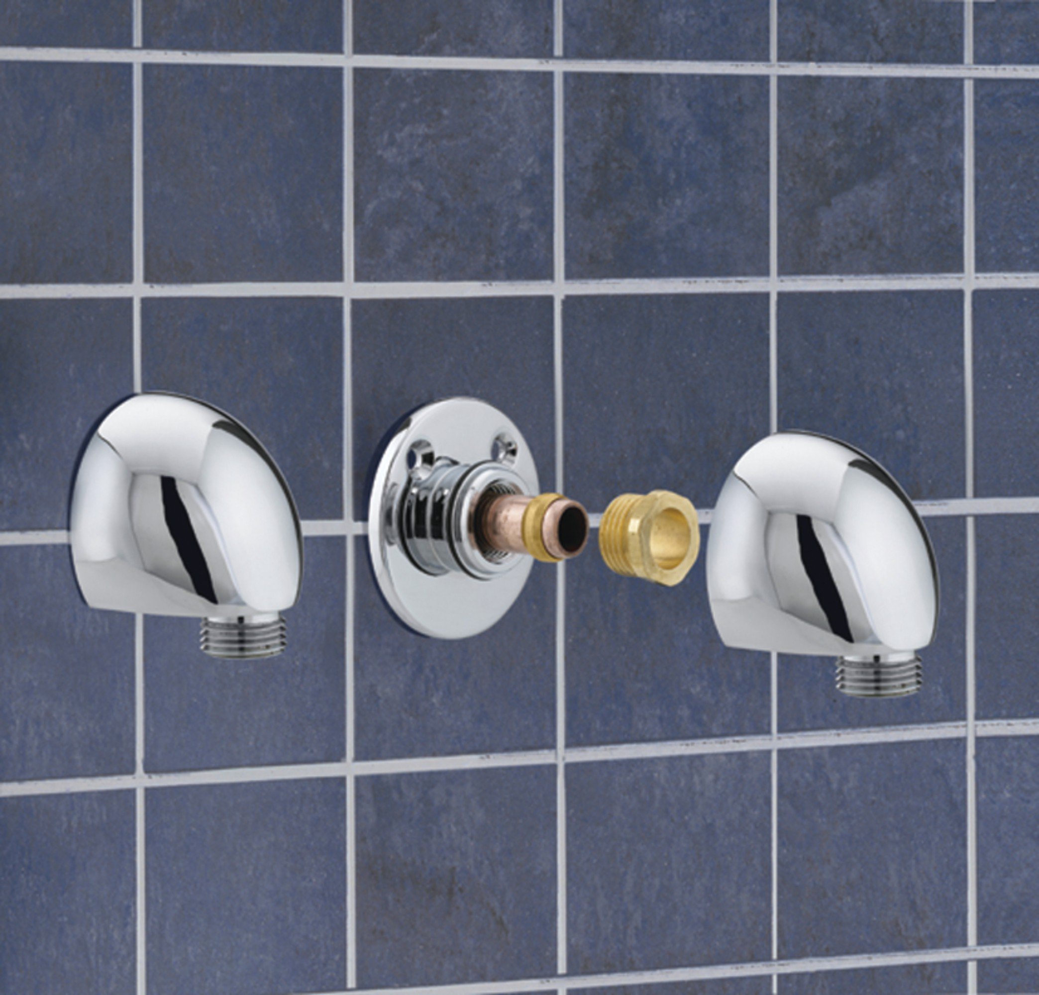 Bristan Fast Fix Wall Outlet Chrome Plated