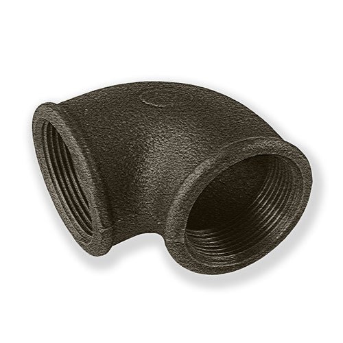 1/4" Black F x F Elbow"