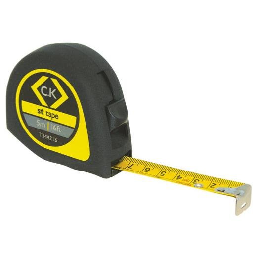 C.K Softech Tape Measure 5m/16' T3442 16
