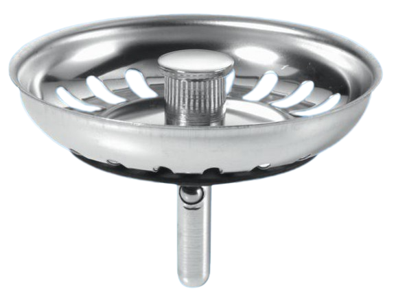 McAlpine Basket Strainer Waste Plug - Stemball Model BWSTSS-TOP