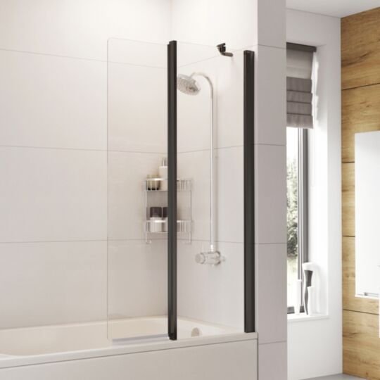 Tucker French 910mm Inward Folding Bath Screen