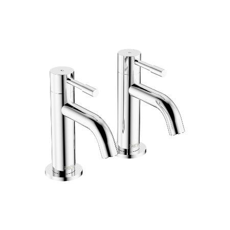 Mila Basin Pillar Taps Chrome