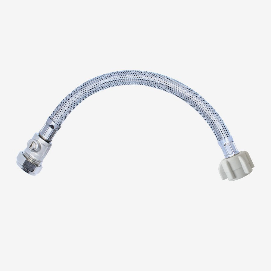 Viva 1/2 (Nylon) x 15mm 300mm Flexible Hose