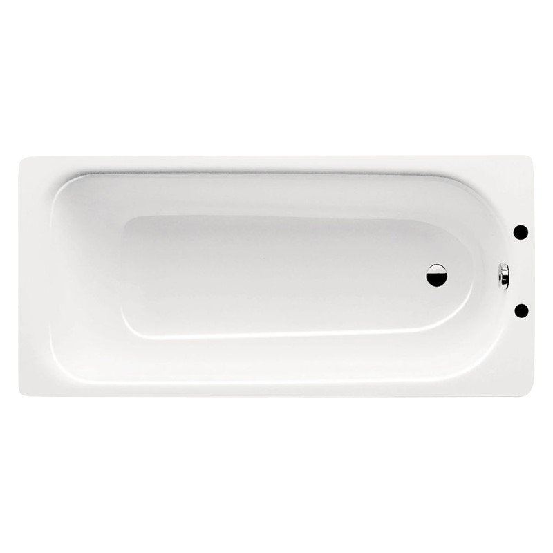 Kaldewei 1600 x 700mm 2 Tap Hole Eurowa Bath White BS03801