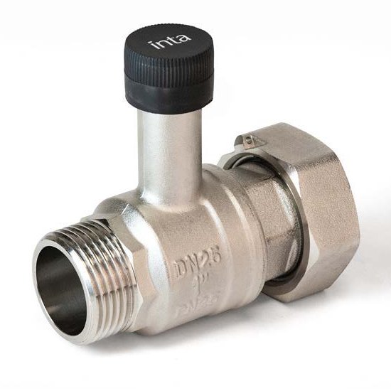 Inta 1 1/4" Female Swivel x 1" Male Extended Spindle LBV HPBV114