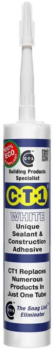 CT1 Unique Sealant & Construction Adhesive - White 290ml 535206