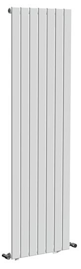 Tucker French 1800 x 528mm Single Panel White Vertical Radiator (Heating Only)