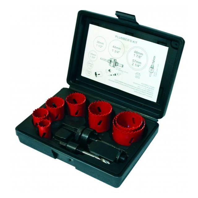 Todays Tools 9 Piece Plumbers Holesaw Kit