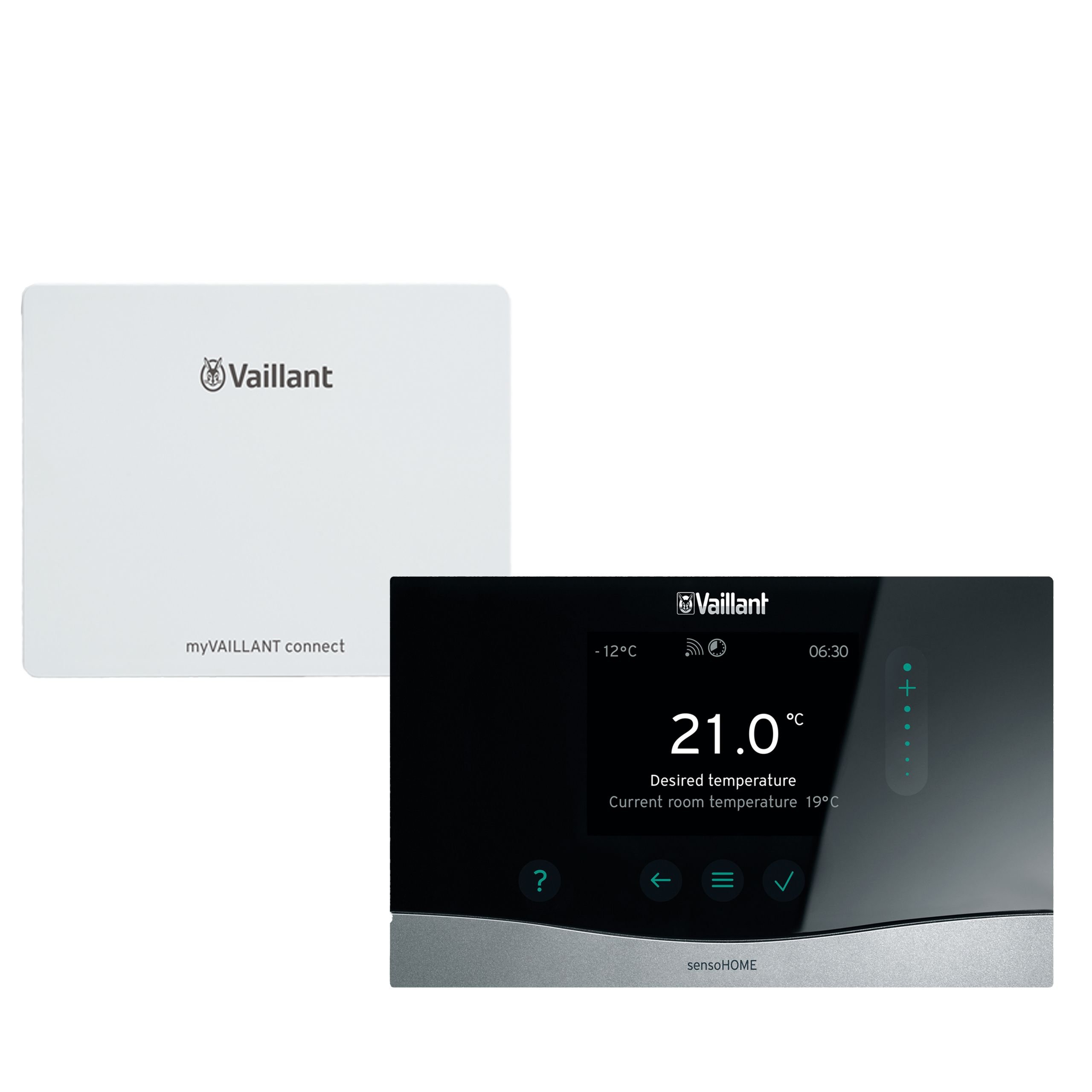 Vaillant VR940F myVaillant Connect and VRT380F sensoHOME RF Room Thermostat