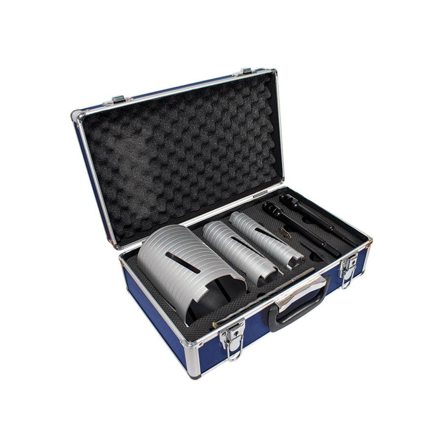 Mexco 7Pc Dry CORE Drill KIT Slotted X90 Grade A10DCDKIT37