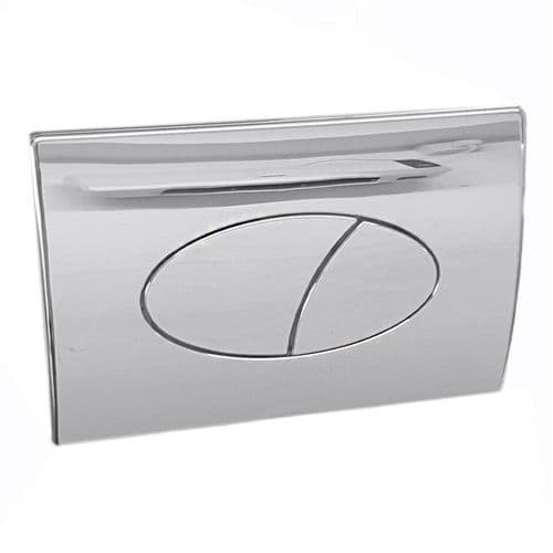 Instinct Ellipse Dual Flush Push Plate TR9004