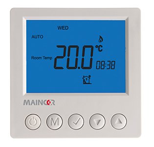 Maincor Programmable Thermostat c/w 1.5m Sensor 230v