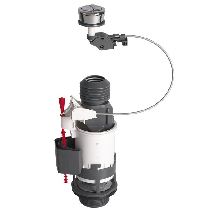 Wirquin Jollyflush Dual Flush Cable Operated Valve and Push Button