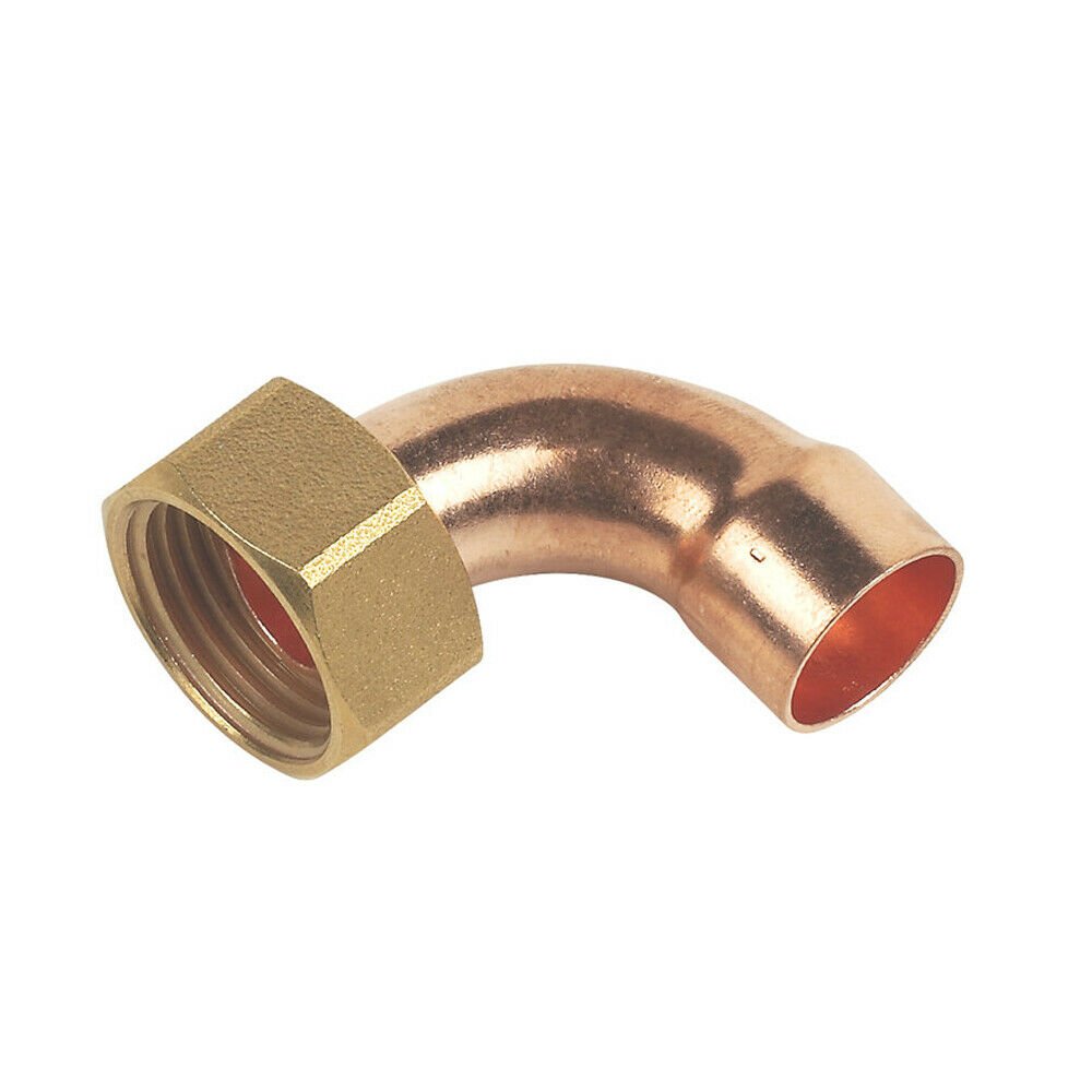 15mm x 1/2" Bent Tap Connector End Feed