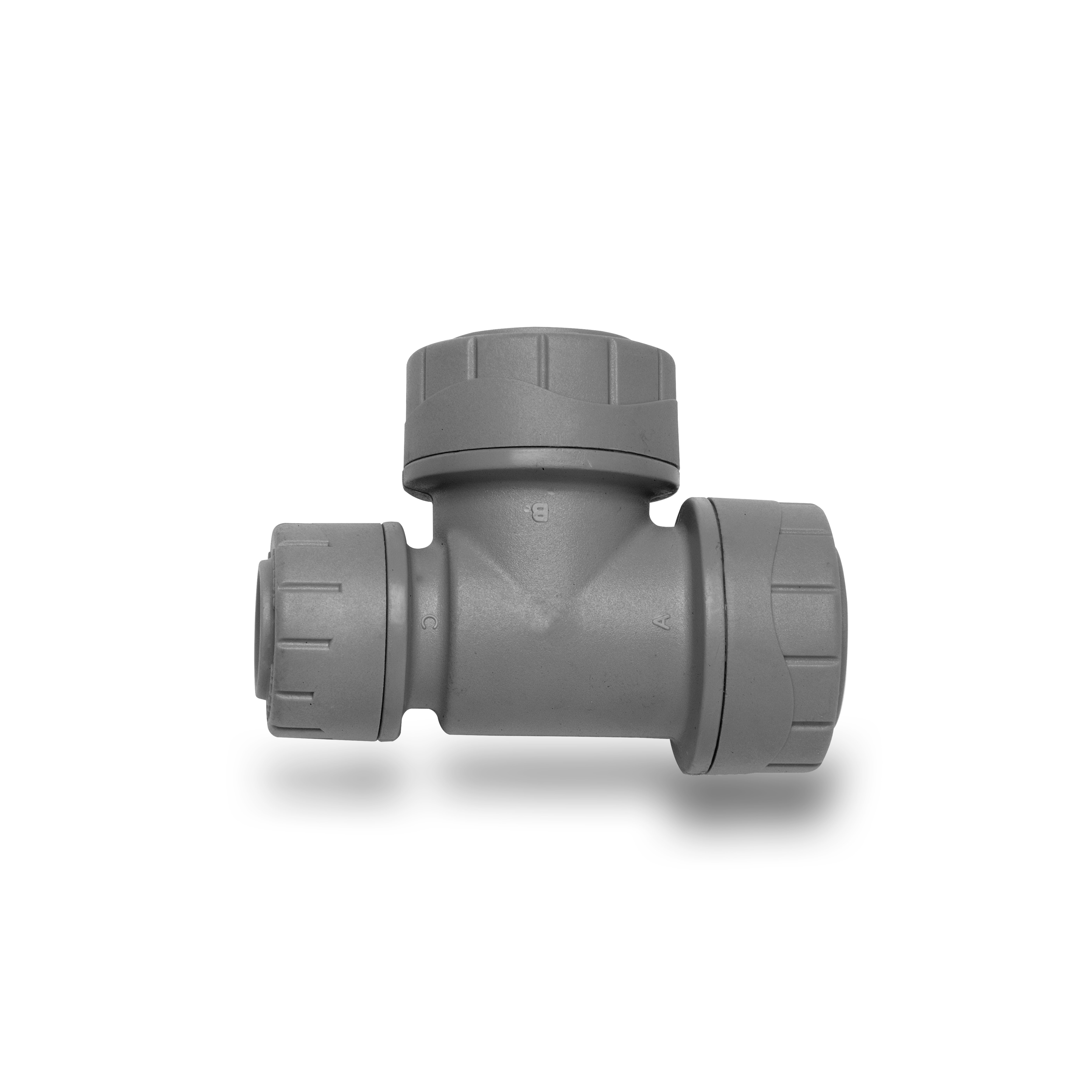Polypipe PolyPlumb 28mm x 22mm x 28mm End Reduced Tee