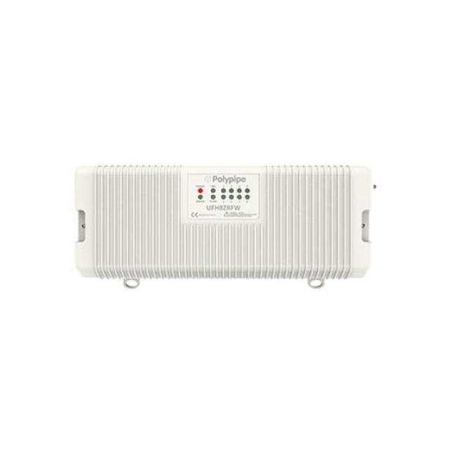 Polypipe White 8 Zone Wiring Centre (Wireless) 230v AC - UFH8ZRFW Underfloor heating control