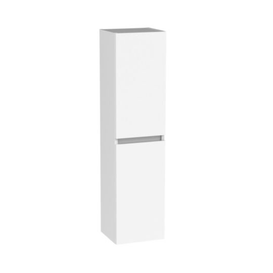 Tucker French Chiltern 300mm Wall Column Two Door Unit Matt White