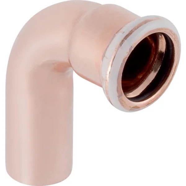 Geberit Mapress 22mm 90 Degree Copper Bend with Plain End 60304