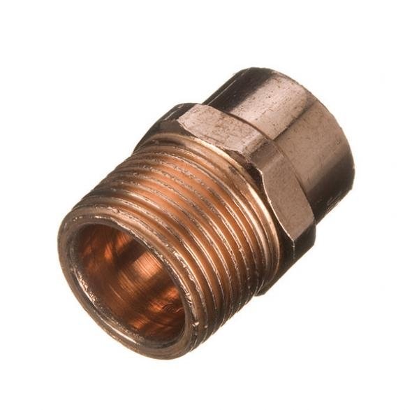 15mm x 3/8" MI Straight Connector End Feed