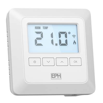 EPH Non Programmable Mains RF Room Thermostat CDT2-RF