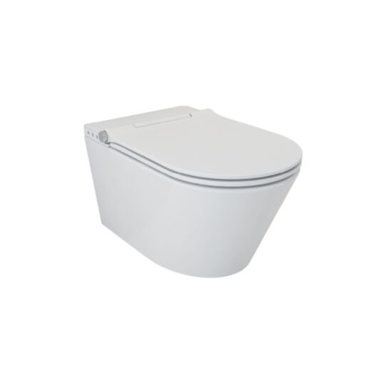 Tucker French Wave Smart Smart Short Projection Rimless Wall Hung Pan