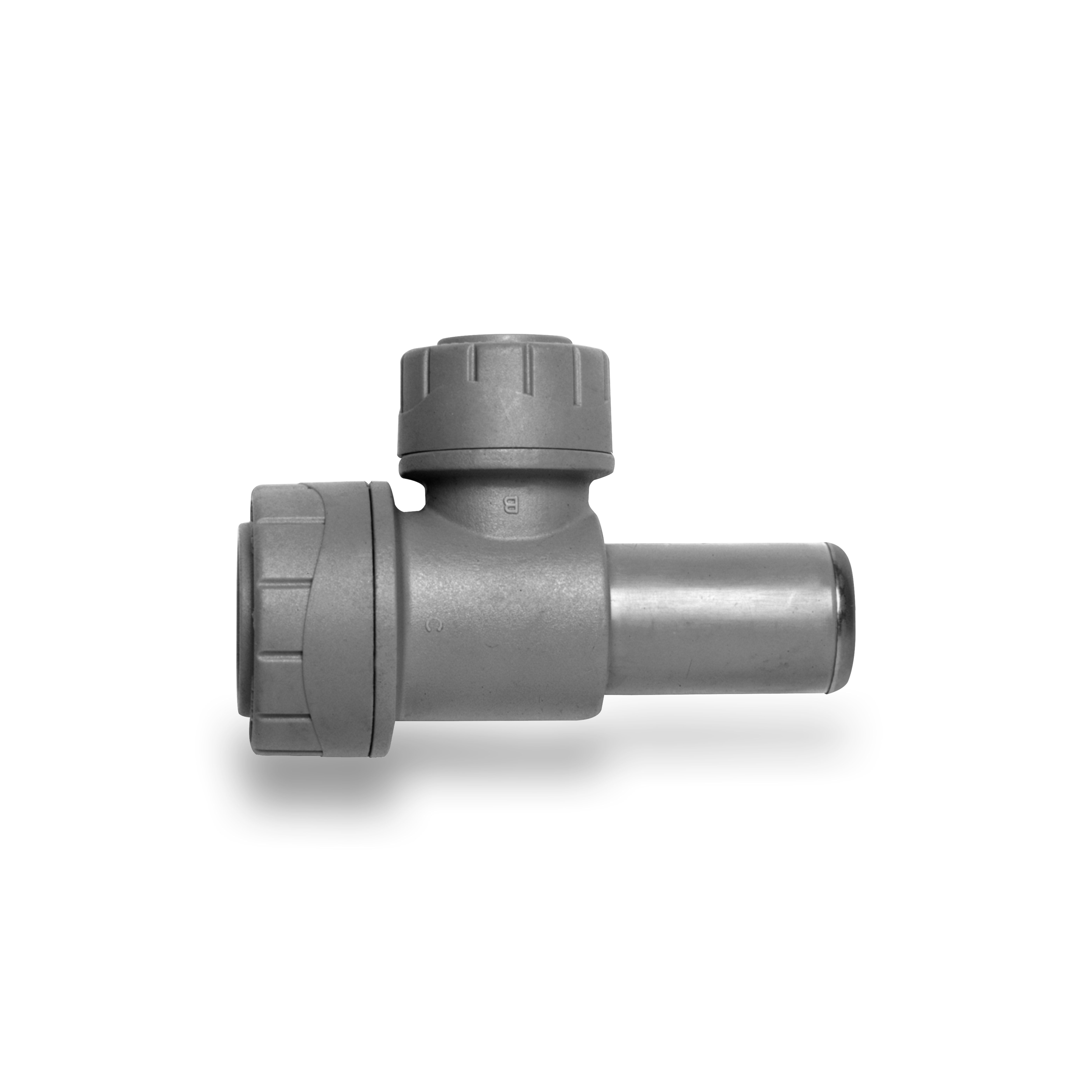 Polypipe PolyPlumb 15mm x 15mm x 10mm Branch Reduced Spigot Tee