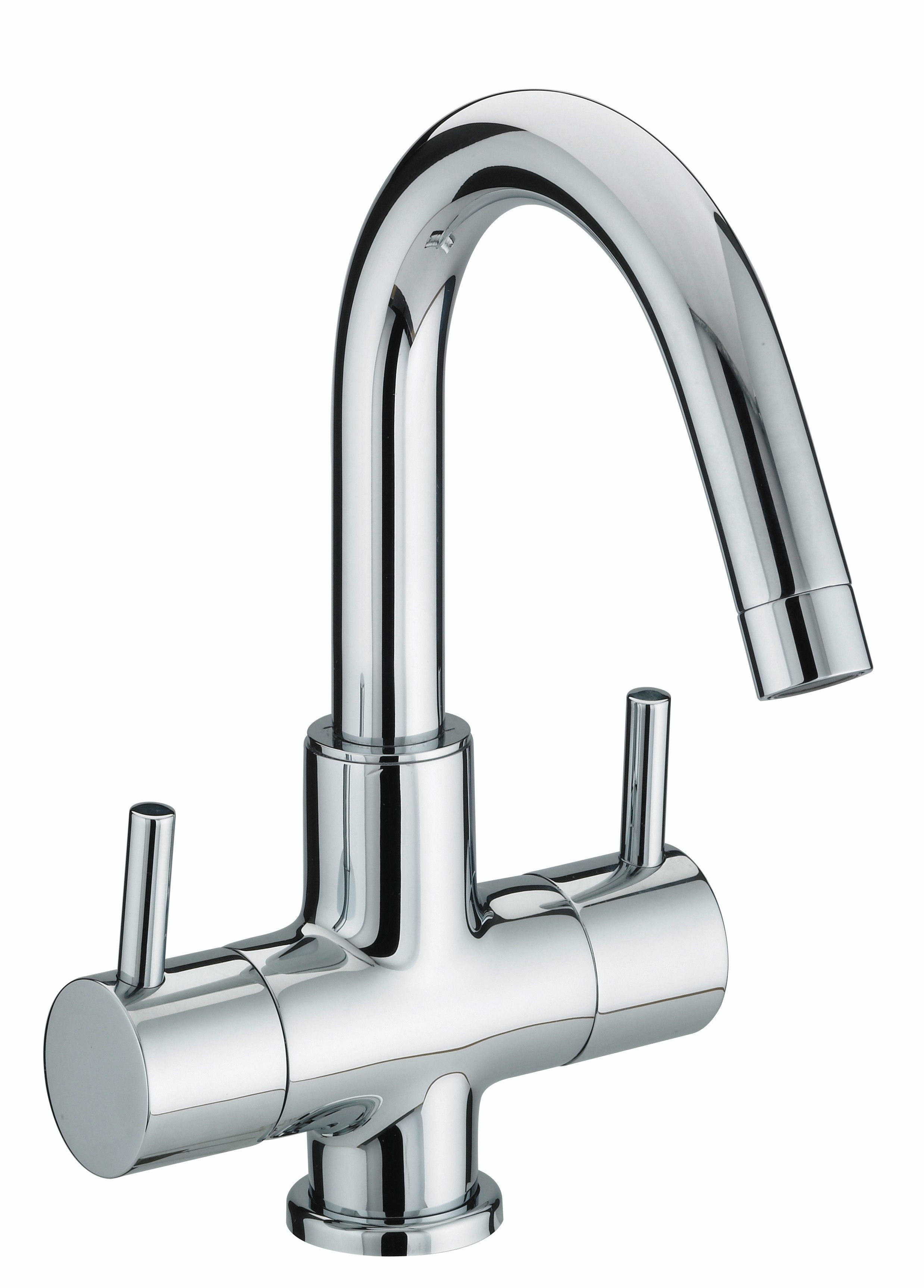 Bristan Prism 2 Handle Basin Mixer (no waste) Chrome