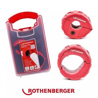 Rothenberger Plasticut Pro Plastic Pipe Cutter Twin Pack (15-22mm & 32-40mm) 1000003039