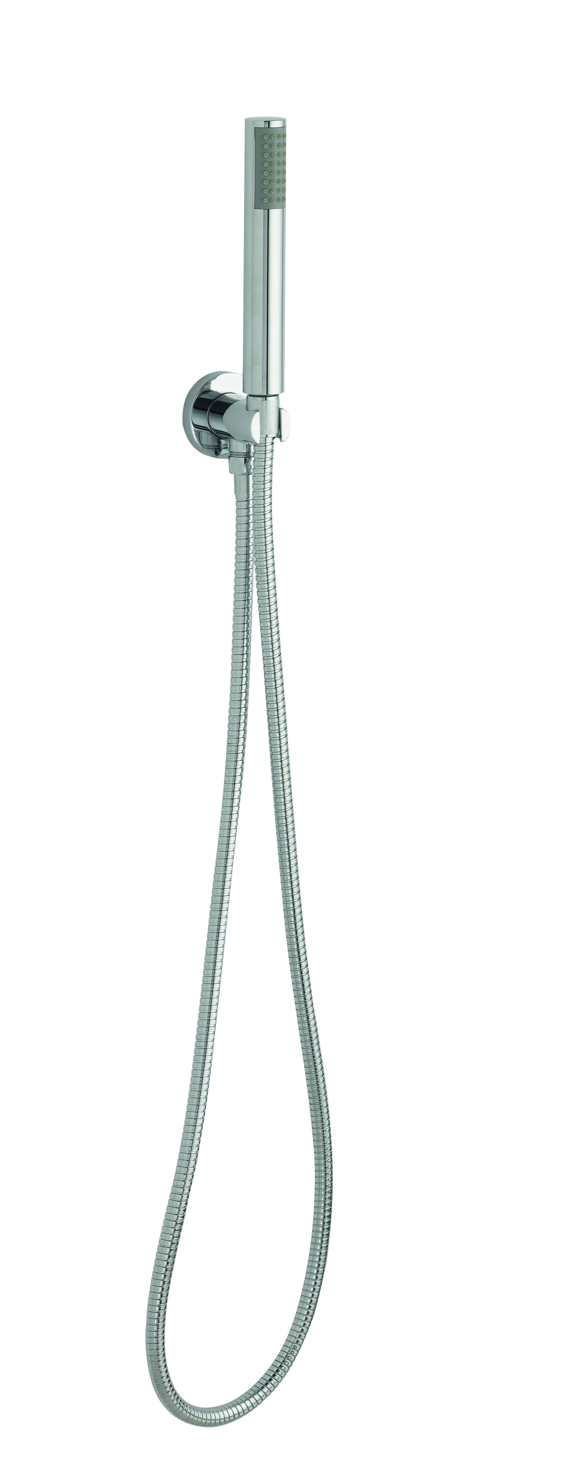 Instinct Kiso Round Wall Outlet Elbow with Bracket, Standard Hose and Round Pencil ABS Head INS37011