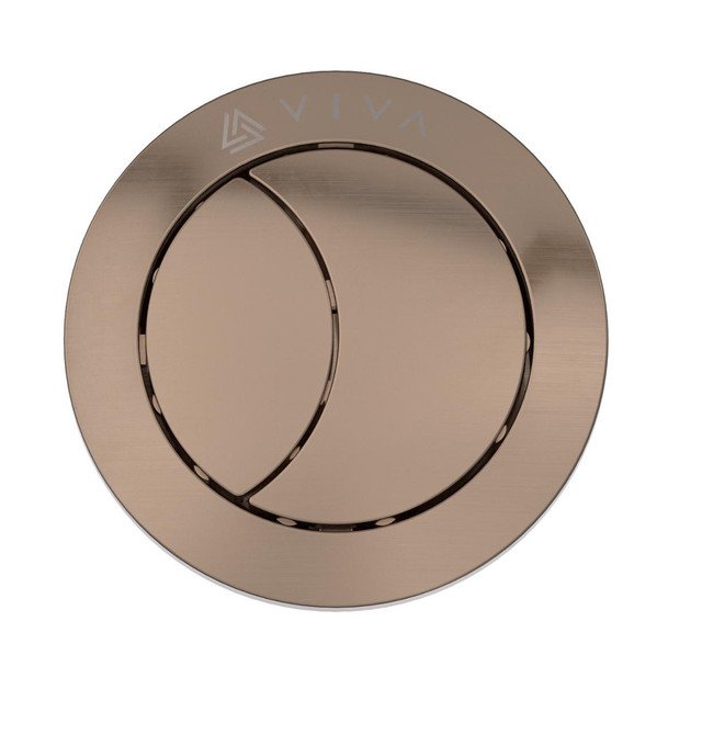 Viva Uni Button Brushed Copper (For Skylo Flush Valves)