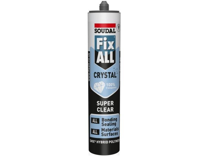 Soudal Fix All Crystal Sealant and Adhesive 290ml Clear 118779